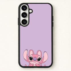 Gazing - Pink Alien Phone Case for Galaxy S26 Plus