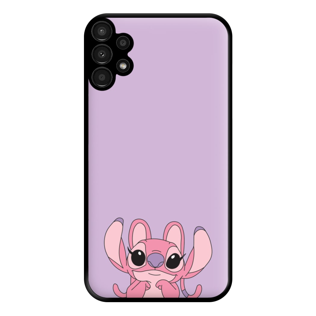 Gazing - Pink Alien Phone Case for Galaxy A13