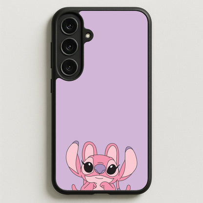 Gazing - Pink Alien Phone Case for Galaxy S25FE