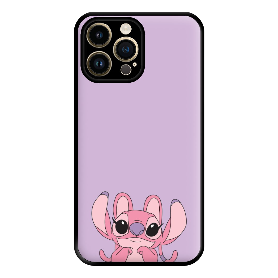 Gazing - Pink Alien Phone Case for iPhone 14 Pro Max