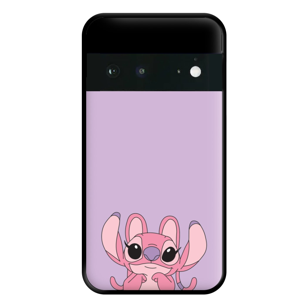 Gazing - Pink Alien Phone Case for Google Pixel 6a