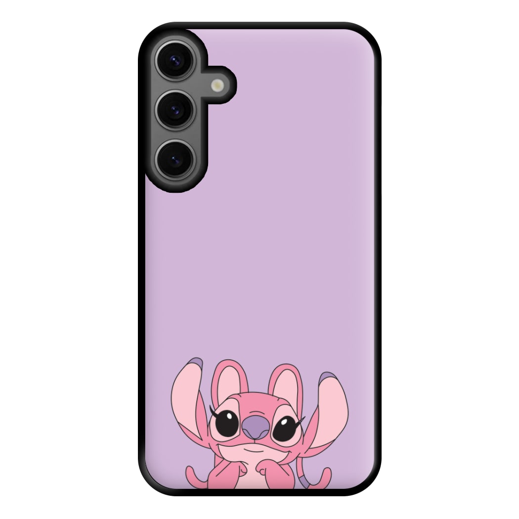 Gazing - Pink Alien Phone Case for Galaxy S23FE