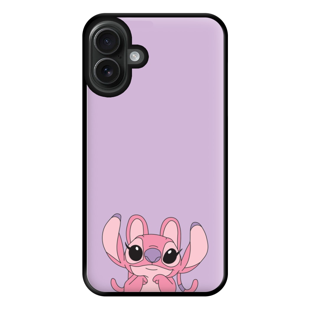 Gazing - Pink Alien Phone Case for iPhone 16 Plus