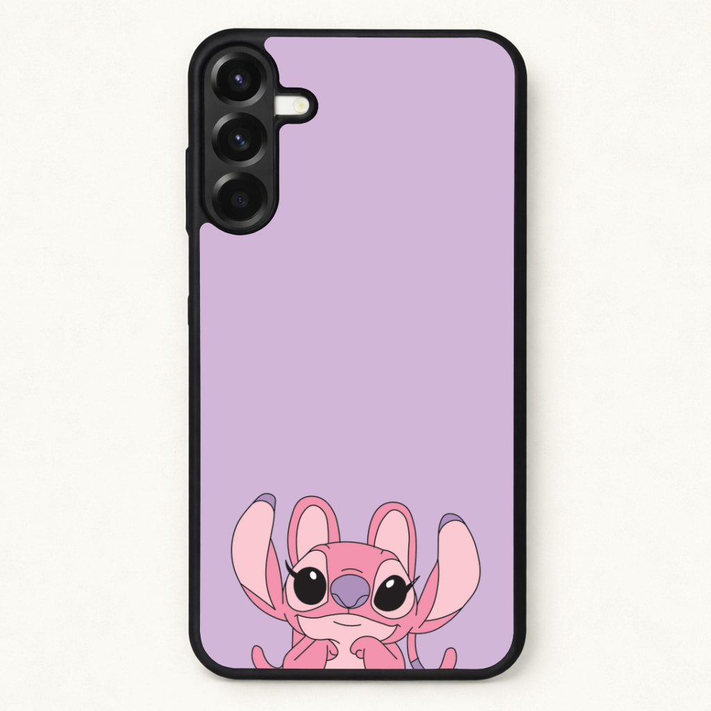 Gazing - Pink Alien Phone Case for Galaxy A17