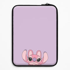 Gazing - Pink Alien Laptop Sleeve