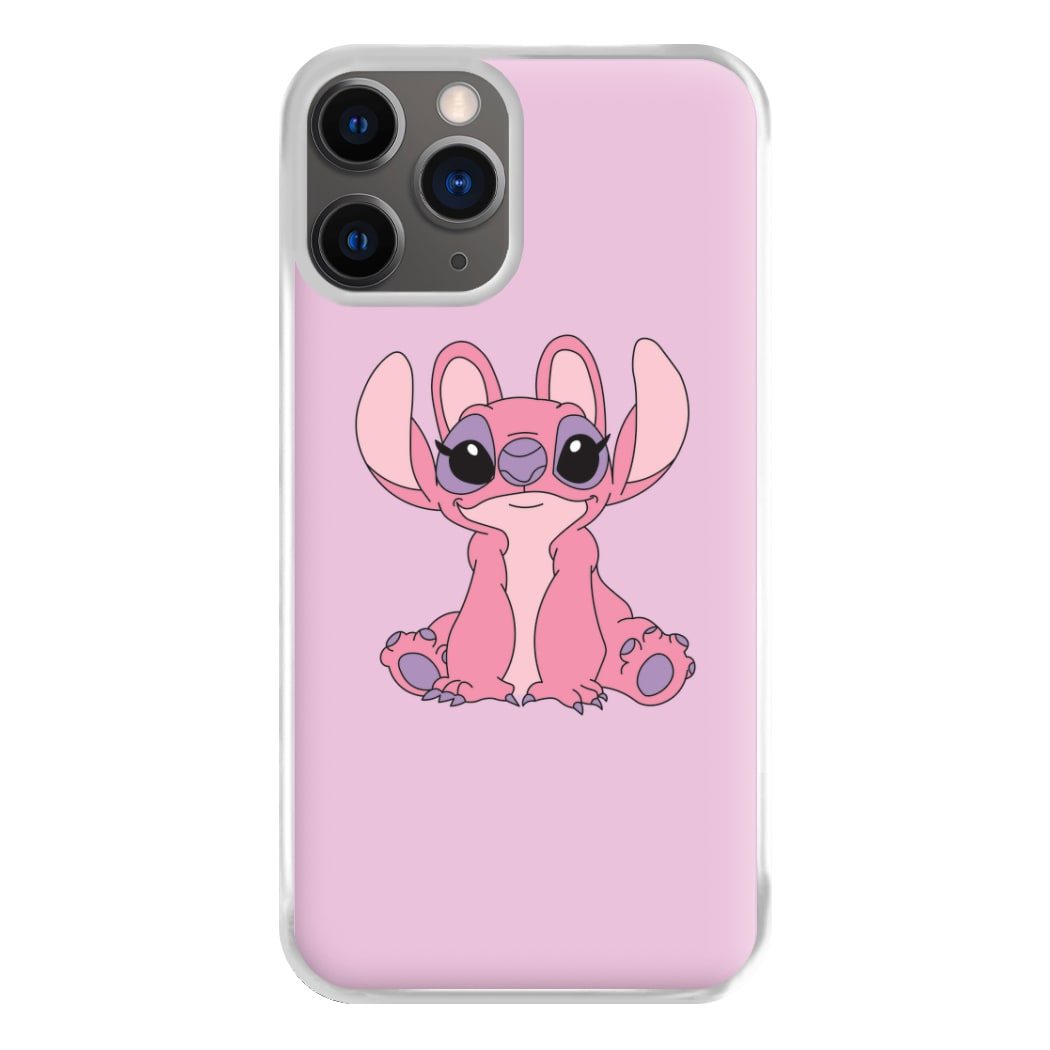 Sitting Down - Pink Alien Phone Case for iPhone 12 Pro Max