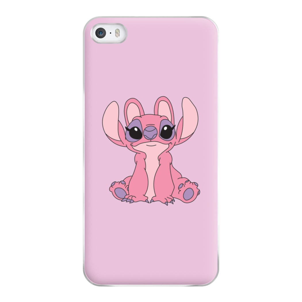 Sitting Down - Pink Alien Phone Case for iPhone 5 / 5s / SE 2016