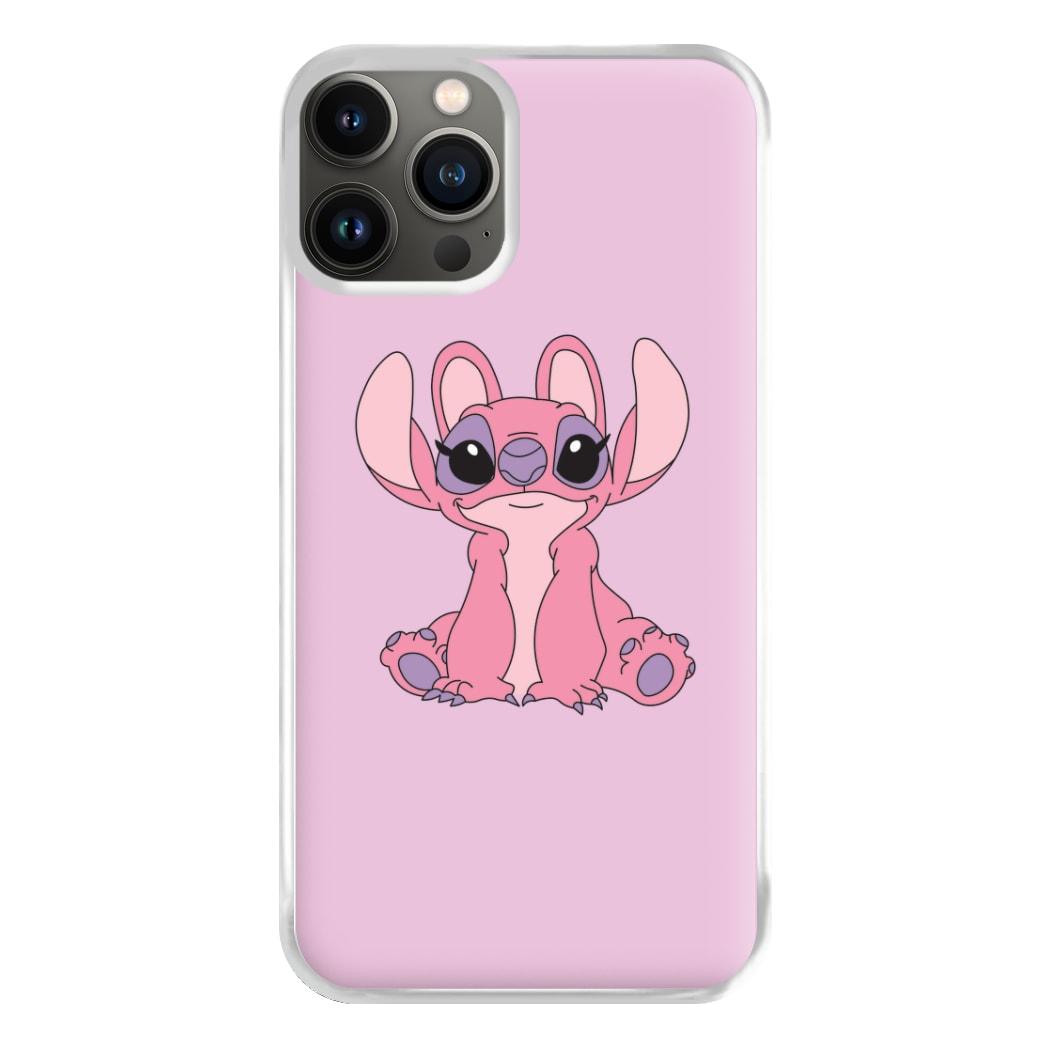 Sitting Down - Pink Alien Phone Case for iPhone 11 Pro Max