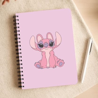 Sitting Down - Pink Alien Notepad