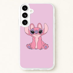 Sitting Down - Pink Alien Phone Case for Galaxy S26 Plus