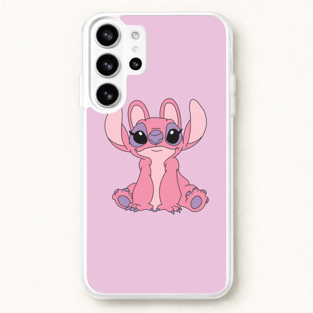 Sitting Down - Pink Alien Phone Case for Galaxy S26 Ultra