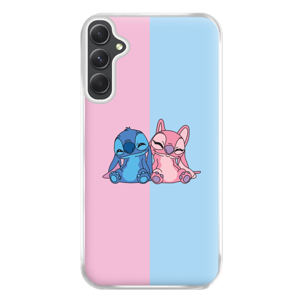 Best Friends - Pink Alien Phone Case for Galaxy A14