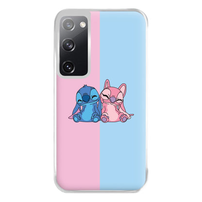 Best Friends - Pink Alien Phone Case for Galaxy S20