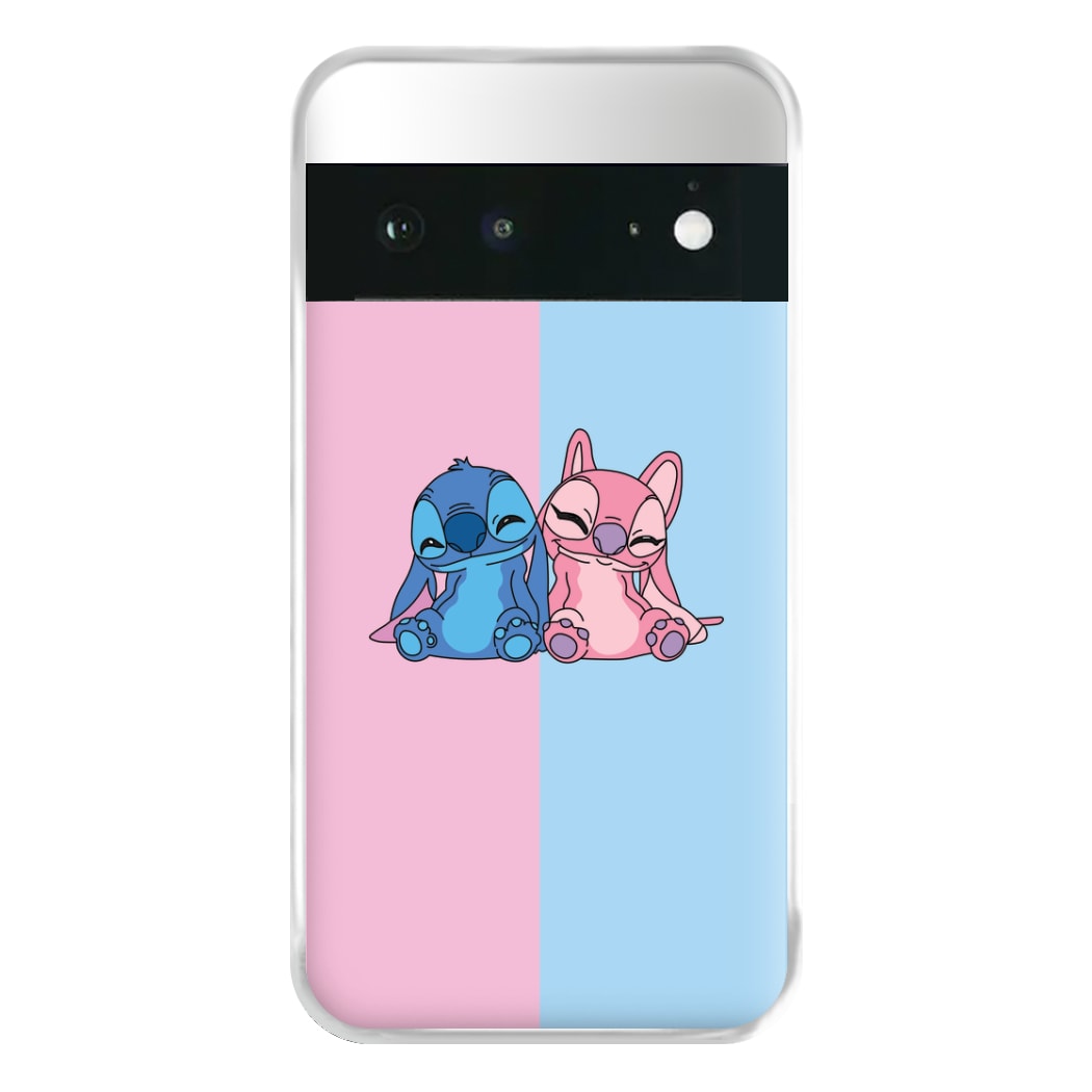 Best Friends - Pink Alien Phone Case for Google Pixel 6a