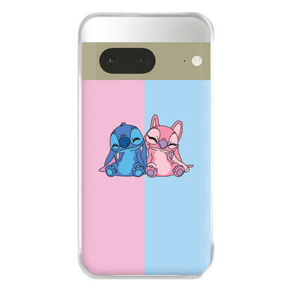 Best Friends - Pink Alien Phone Case for Google Pixel 7a