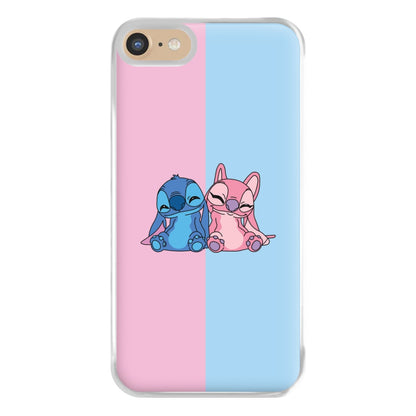 Best Friends - Pink Alien Phone Case for iPhone 6 / 7 / 8 / SE