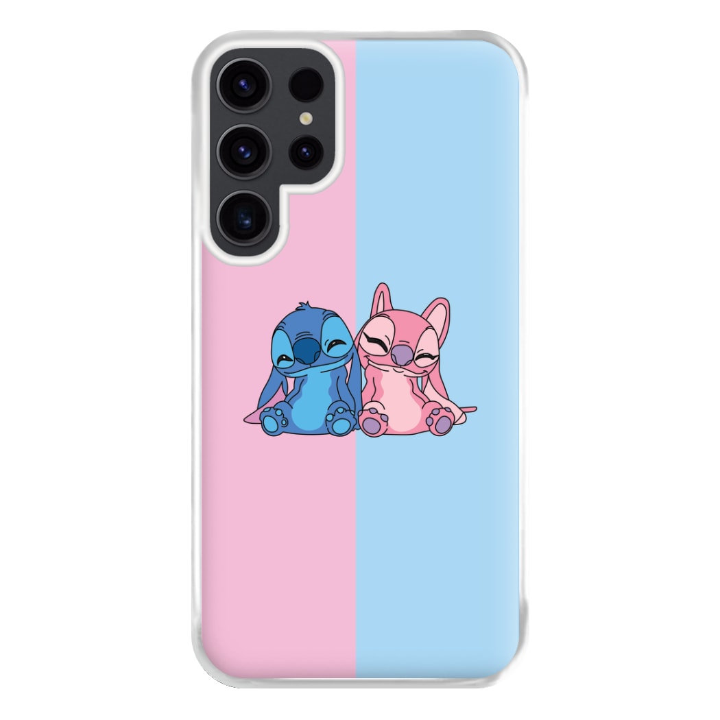 Best Friends - Pink Alien Phone Case for Galaxy S23 Ultra