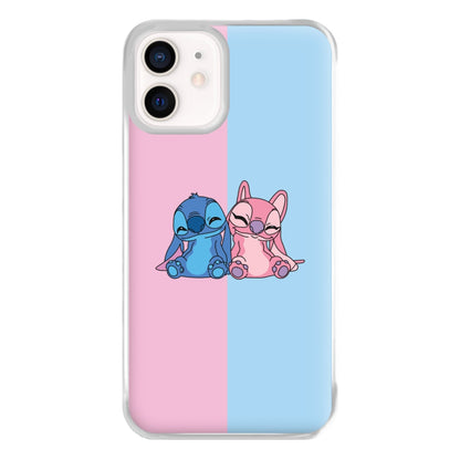 Best Friends - Pink Alien Phone Case for iPhone 12 Mini