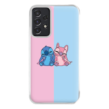 Best Friends - Pink Alien Phone Case for Galaxy A52 / A52s