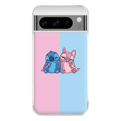 Best Friends - Pink Alien Phone Case for Google Pixel 8 Pro