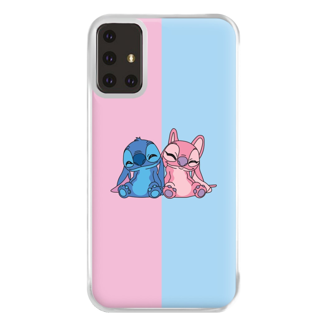 Best Friends - Pink Alien Phone Case for Galaxy A71