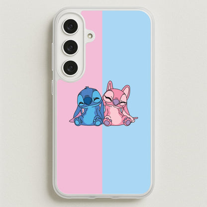 Best Friends - Pink Alien Phone Case for Galaxy S25FE