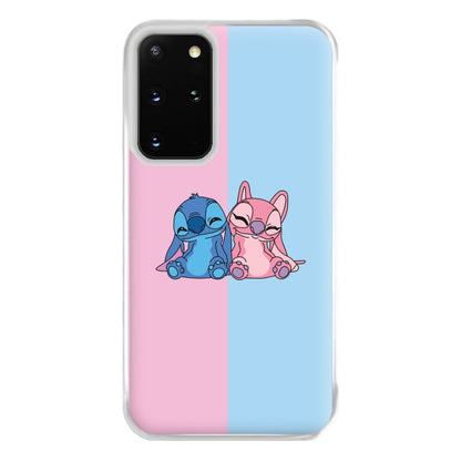 Best Friends - Pink Alien Phone Case for Galaxy S20 Plus