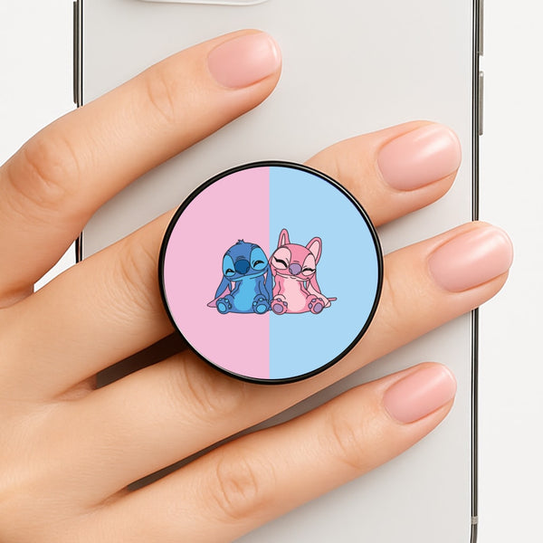 Best Friends - Pink Alien Phone Grip