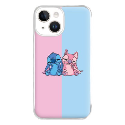 Best Friends - Pink Alien Phone Case for iPhone 14