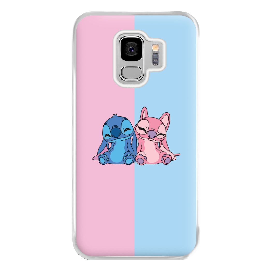 Best Friends - Pink Alien Phone Case for Galaxy S9 Plus