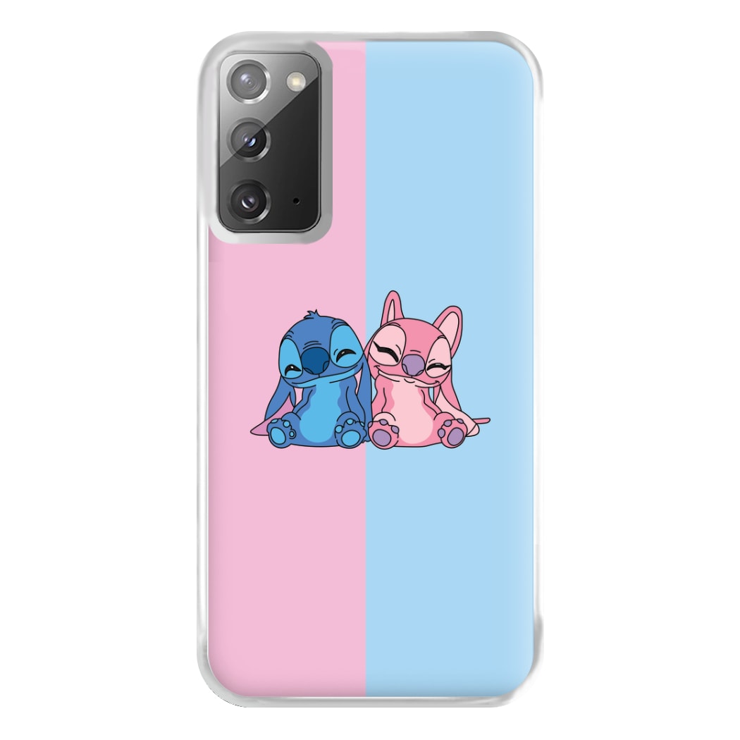 Best Friends - Pink Alien Phone Case for Galaxy Note 20 Ultra