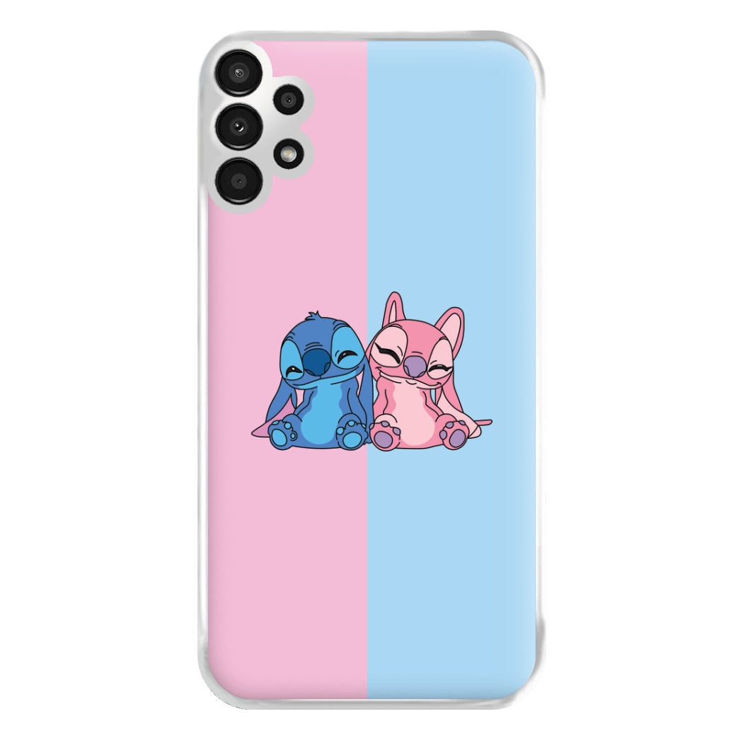 Best Friends - Pink Alien Phone Case for Galaxy A13