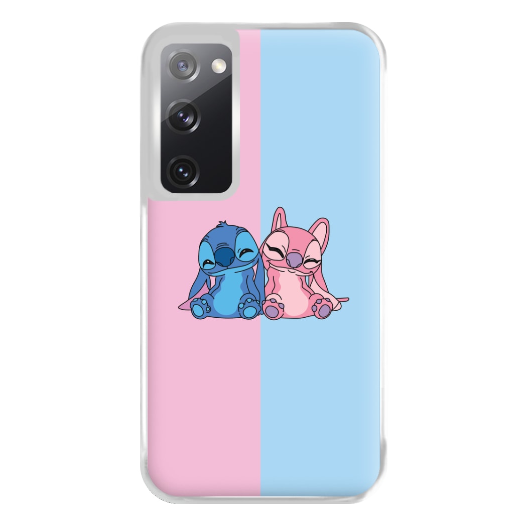 Best Friends - Pink Alien Phone Case for Galaxy S20FE