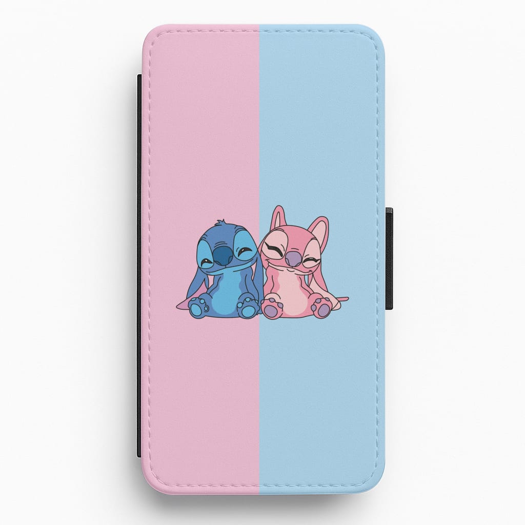 Best Friends - Pink Alien Flip / Wallet Phone Case