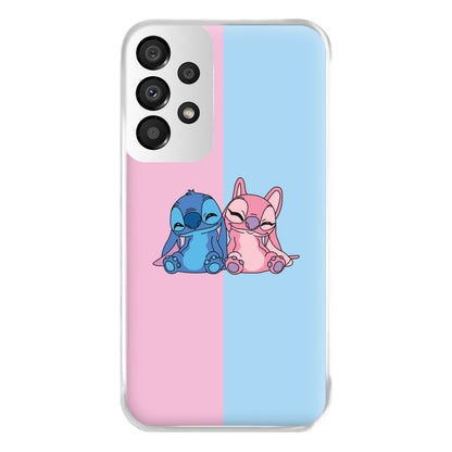 Best Friends - Pink Alien Phone Case for Galaxy A33