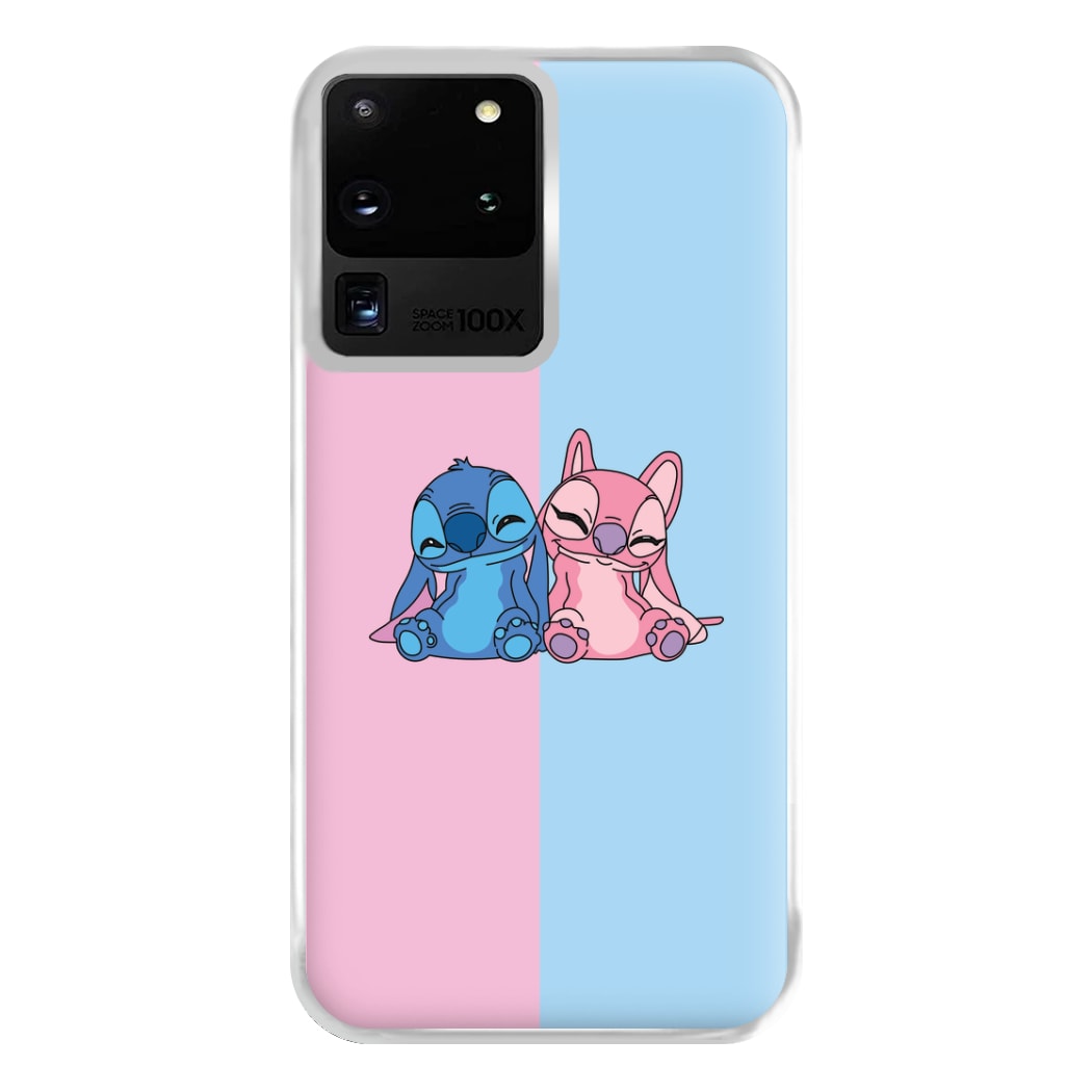 Best Friends - Pink Alien Phone Case for Galaxy S20 Ultra