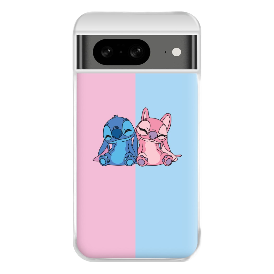 Best Friends - Pink Alien Phone Case for Google Pixel 8