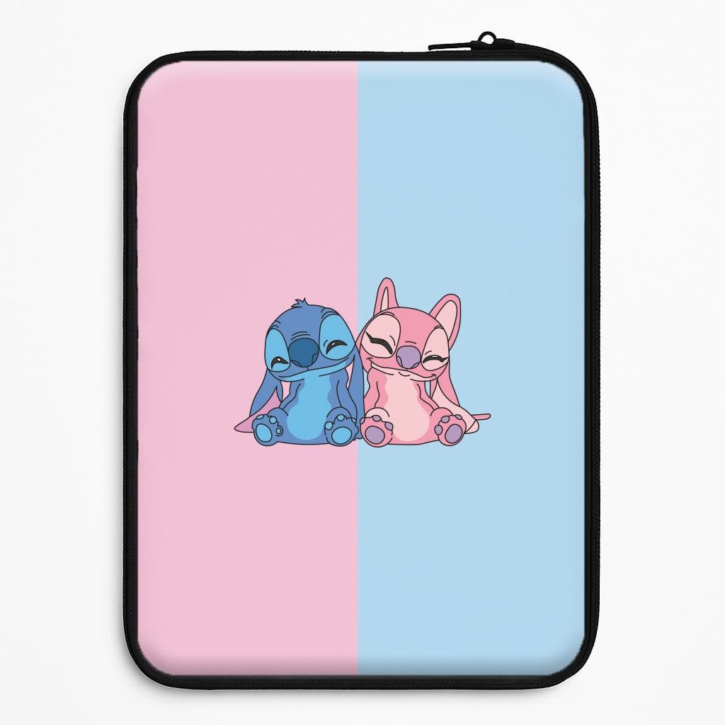 Best Friends - Pink Alien Laptop Sleeve