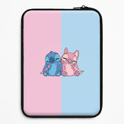 Best Friends - Pink Alien Laptop Sleeve 1