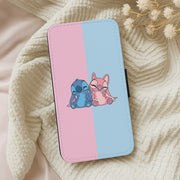 Best Friends - Pink Alien Flip / Wallet Phone Case 5