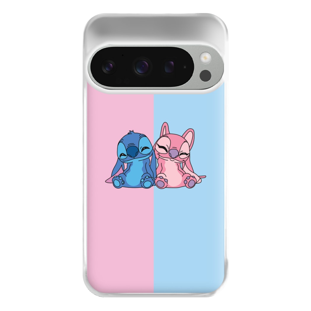 Best Friends - Pink Alien Phone Case for Google Pixel 9 Pro XL