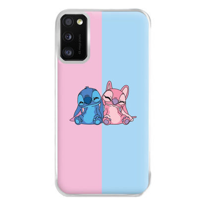 Best Friends - Pink Alien Phone Case for Galaxy A41