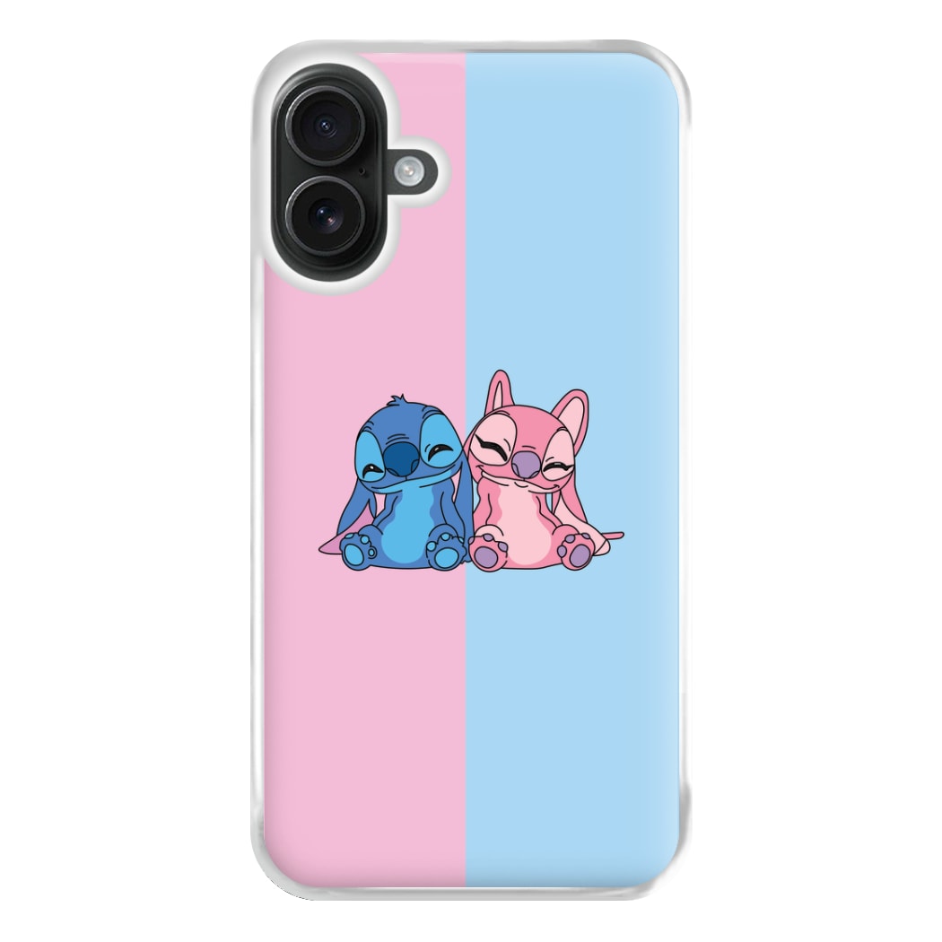 Best Friends - Pink Alien Phone Case for iPhone 16 Plus