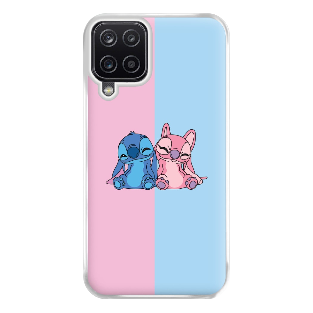 Best Friends - Pink Alien Phone Case for Galaxy A12