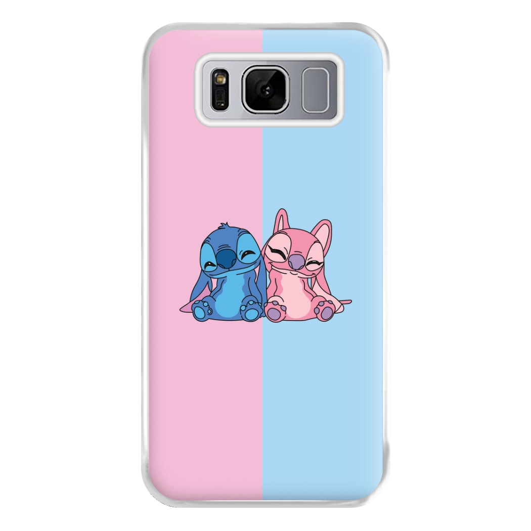 Best Friends - Pink Alien Phone Case for Galaxy S8 Plus