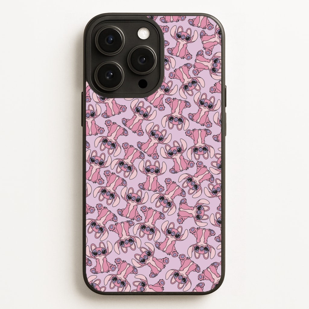Angel Pink Alien Pattern Phone Case