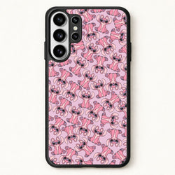 Angel Pink Alien Pattern Phone Case for Galaxy S26 Ultra