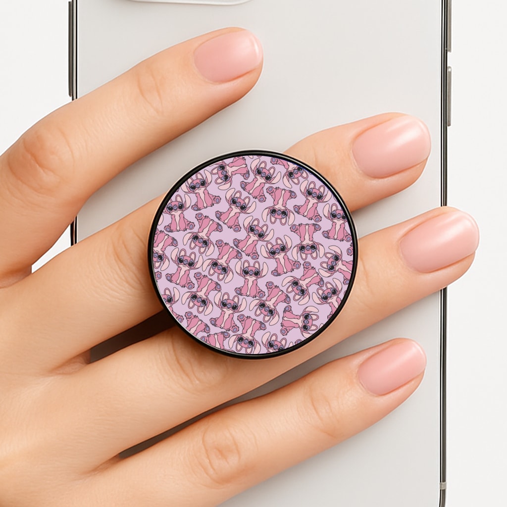 Angel Pink Alien Pattern FunGrip