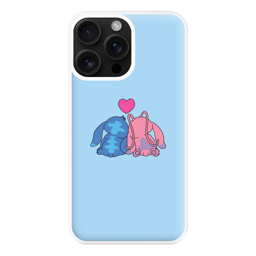 In Love - Pink Alien Phone Case