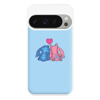 In Love - Pink Alien Phone Case for Google Pixel 9 Pro XL